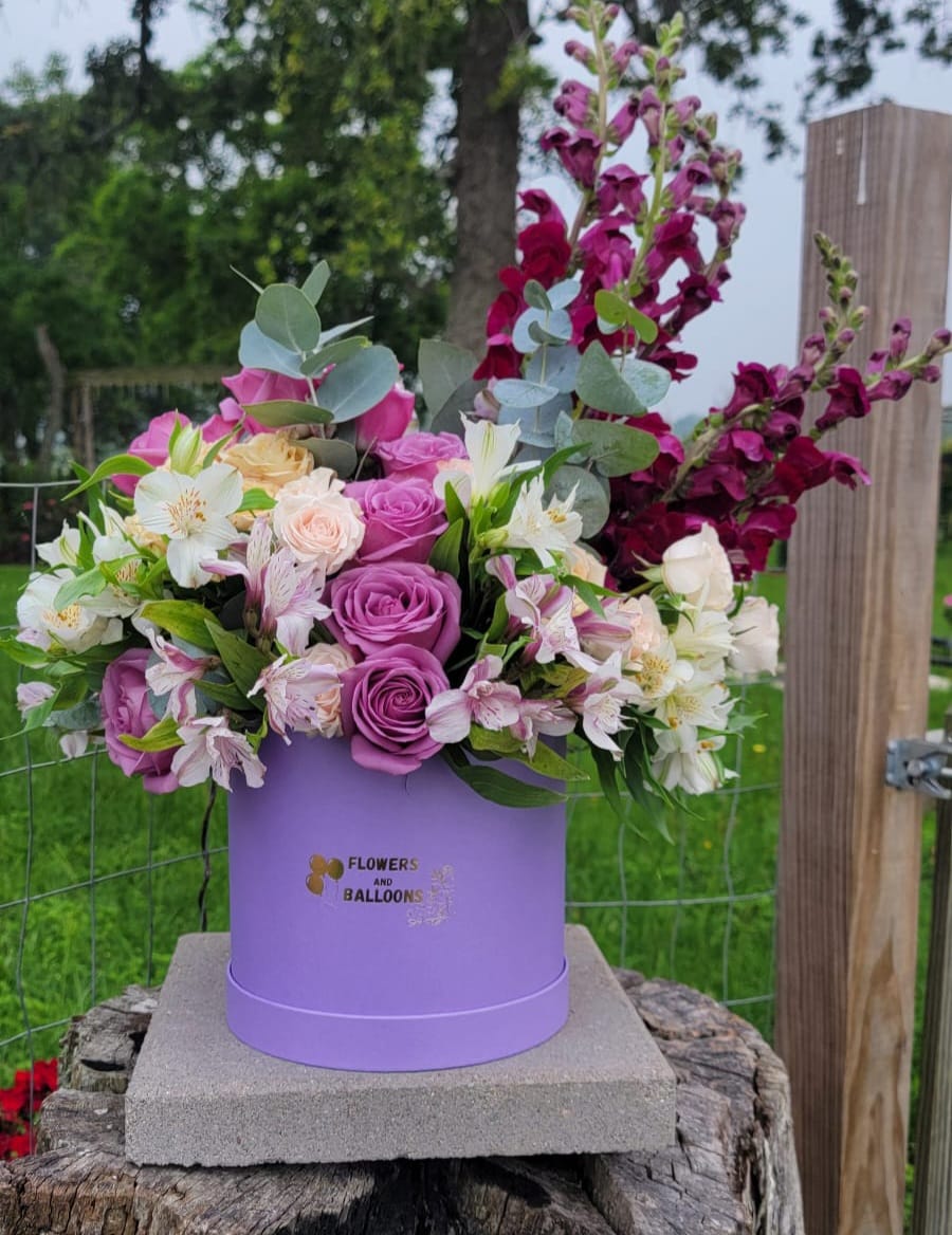 Box mix flowers